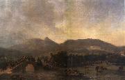 Nicolas-Antoine Taunay The Royal Processions Crossing of Maracana Bridge oil painting artist